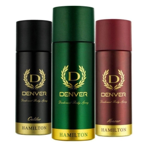 Denver Hamilton Caliber & Honour Deo 165ml Pack of 3 - 150ml