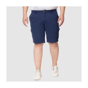 IVOC Blue Cotton Men''s Cargos ( Pack of 1 ) - None