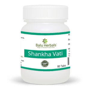 Balu Herbals Shankavati 80T Tablet 250 mg