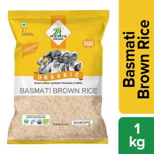 24 mantra BASMATI RICE PREMIUM BROWN  1 KG