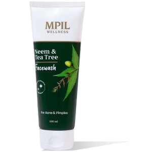 Mpil Wellness Neem & Tea Tree Facewashfor Acne Prone Skinwith Pure Neem & Tea Tree Extract (100Ml)