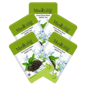 masking-beauty-green-tea-face-sheet-mask-masks-125-ml-pack-of-5