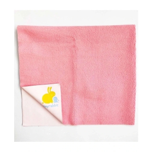 tinyrabbit Pink Laminated Waterproof Sheet ( 70 cm × 100 cm - 1 pcs ) - Medium - upto 120 cm length