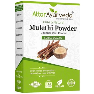 Attar Ayurveda Pure & Natural Mulethi Powder For Skin Whitening, (200gm)