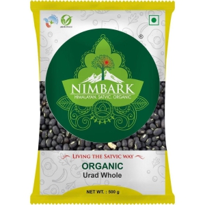 Nimbark Organic Urad Whole (Black Beans) (500 GM)