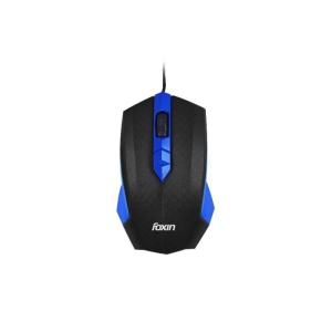 Foxin Smart - Blue Wired USB Mouse High Resolution 800 DPI