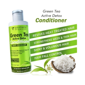 Volamena Green Tea Bhringraj Active Detox Deep Conditioner 200 mL