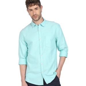 Ruggers - 100 Percent Cotton Regular Fit Blue Men's Casual Shirt ( Pack of 1 ) - None