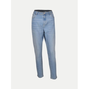 women-light-blue-denim-casual-pant