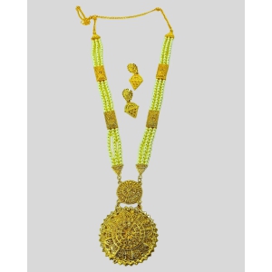 Moti Gold Plated Necklace