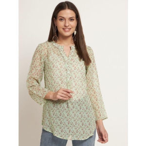 Curvydrobe Green Polyester Women's Regular Top ( Pack of 1 ) - None