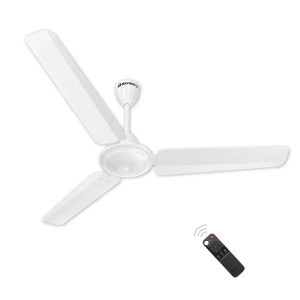 Atomberg Ameza 1200 mm BLDC Motor with Remote 3 Blade Ceiling Fan ( White, Pack of 1)