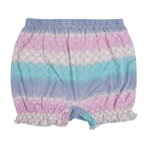 MACAROONS AND MERMAID PRINT 2PK BLOOMERS-5-6 years