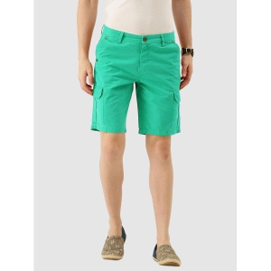 IVOC - Mint Green Cotton Men's Cargos ( Pack of 1 ) - None
