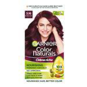 Garnier Hair Colour - Colour Naturals, Crme, 70 Ml + 60 G Shade 3.16, Burgundy