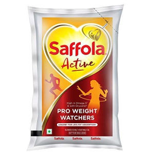 Saffola Active Pro Weight Watchers Edible Oil Pouch 1 L