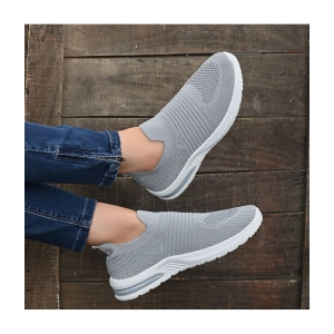 layasa Gray Womens Slip On - None