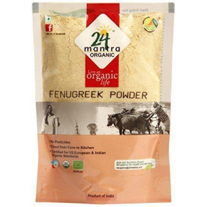 24 Organic Mantra Certified Organic Fenugreek Powder. 3.5 Oz Packet Grocery