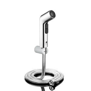 NILKANT ENTERPRISEABS Dual Flow Changing Health Faucet with Jet Stream & Aerated Soft Flow with Ultra Flexible Metal Hose & Wall Hook, Chrome