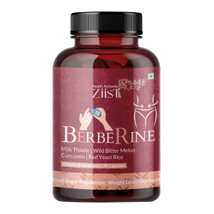 Berberine Capsules - Natural Metabolic Support 1200mg per serving (90Capsules)