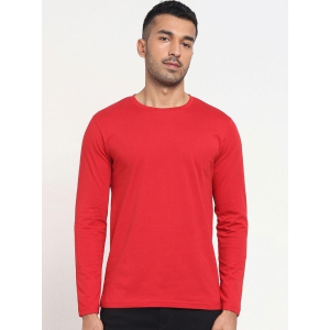 Bewakoof - Cotton Regular Fit Red Men's T-Shirt ( Pack of 1 ) - None