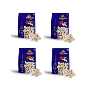 SAPPHIRE Roasted and Salted Cashews/Kaju (240-Grade | Big Size Kaju) - Pack of 4 (250gm X 4)