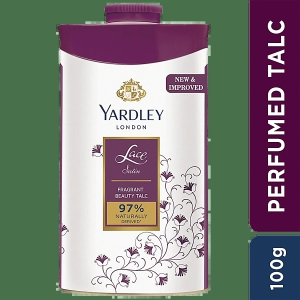 Yardley London Lace Satin Perfumed Talc for Women, 100g