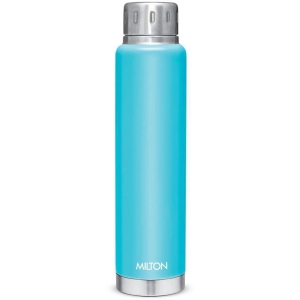 Milton Elfin 750 Thermosteel 24 Hours Hot and Cold Water Bottle, 750 ml, Light Blue - Blue