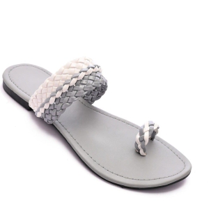 Women Grey, Grey Flats Sandal