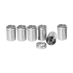 Dynore Steel Food Container Set of 6 1000 mL - Silver