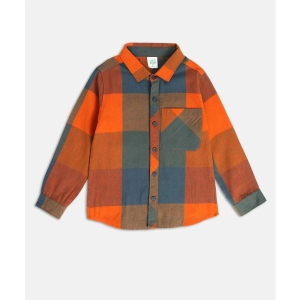 MINIKLUB ORANGE SHIRT For KIDS BOYS - None