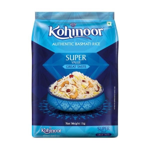 Kohinoor Authentic Super Value Basmati Rice 1 Kg