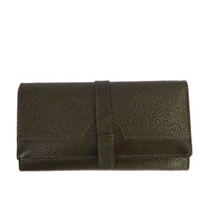 Women Trendy Green Genuine Leather Wallet (PDS/LDB/23/0007P)