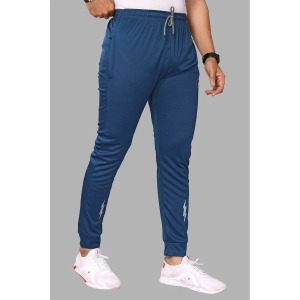 Anand Blue Lycra Mens Joggers ( Pack of 1 ) - None