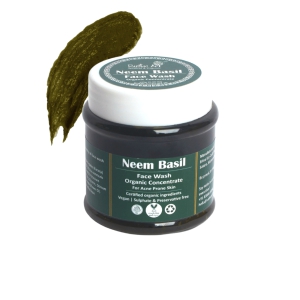 Neem Basil Face Wash Organic Concentrate (125gm)