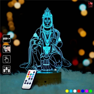 Hanuman ji 3D Illusion LED Lamp