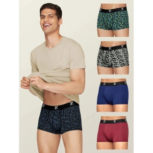 XYXX - Multicolor Modal Mens Trunks ( Pack of 5 ) - None