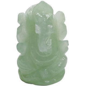 Green Aventurine Ganesha Idol for Prosperity & Obstacle Removal | Brahmatells-Small