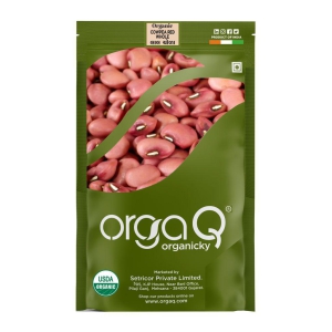 OrgaQ Organicky Organic Cowpea Red/Lobia/Chola Whole Beans