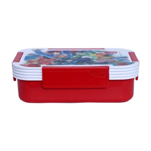 Jaypee - TOONSTARS Red Stainless Steel School Lunch Boxes ( Pack of 1 ) 1050 ml