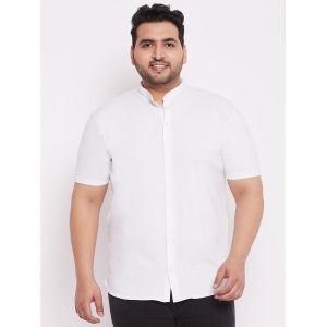 Wild West - Cotton Blend Regular Fit White Mens Casual Shirt ( Pack of 1 ) - None