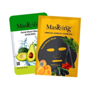 masking-beautydiva-avocado-hibiscus-apricot-and-charcoal-face-sheet-mask-masks-50-ml-pack-of-2