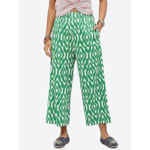 Baawri - Green Cotton Regular Women's Casual Pants ( Pack of 1 ) - None