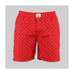 Red Cotton Mens Boxer- ( Pack of 1 ) - None