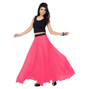 Sttoffa Georgette A-Line Skirt - Pink - 38