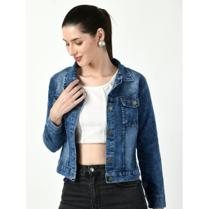 DKGF Fashion - Denim Navy Jackets Pack of 1 - None