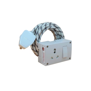 indrico-16-amps-extension-boards-3-pins-max-load-1500-watts-with-cloth-binding-wire-white