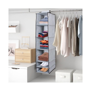 6 Shelves Foldable Hanging Wardrobe Organizers