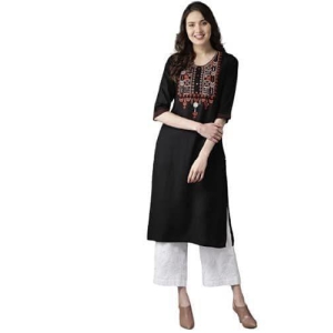 Monika Fashion Women's Rayon Embroidered Kurta