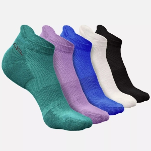 Bamboo Men Ankle Socks - 5 Pairs-Light Grey | White | Navy Blue | Blue | Black